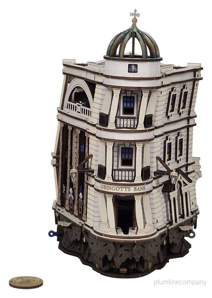 Harry Potter 3D-träpussel Gringotts Bank Marble Run Harry Potter 3D-träpussel Gringotts Bank Marble Run