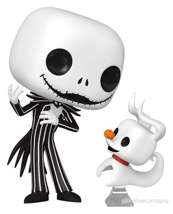 The Nightmare Before Christmas POP! & Buddy vinylfigur Jack & Zero 9 cm The Nightmare Before Christmas POP! & Buddy vinylfigur Jack & Zero 9 cm