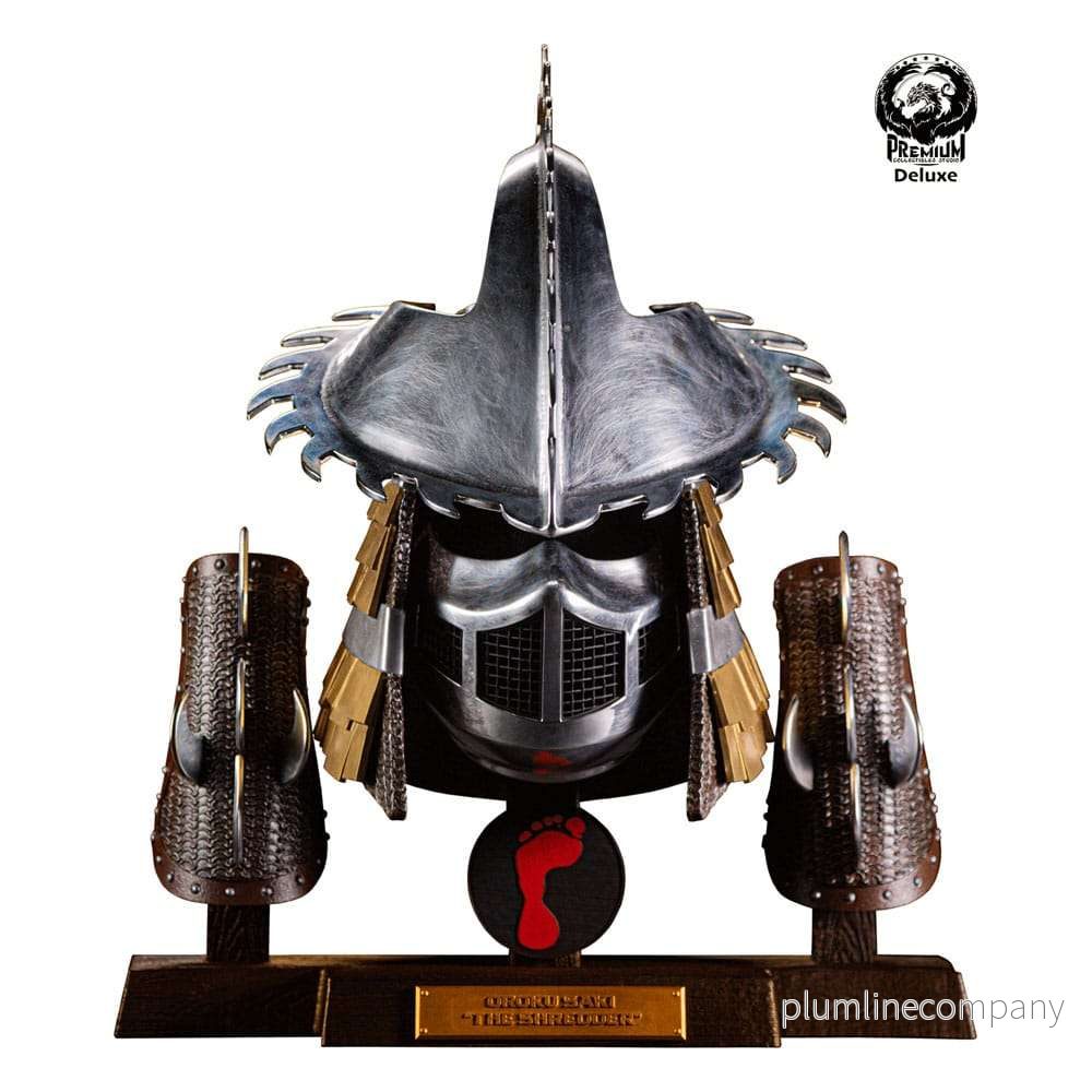 Teenage Mutant Ninja Turtles rustningsset i naturlig storlek Shredder Ooze (Electroplated Edition) 63 cm Teenage Mutant Ninja Turtles rustningsset i naturlig storlek Shredder Ooze (Electroplated Edition) 63 cm