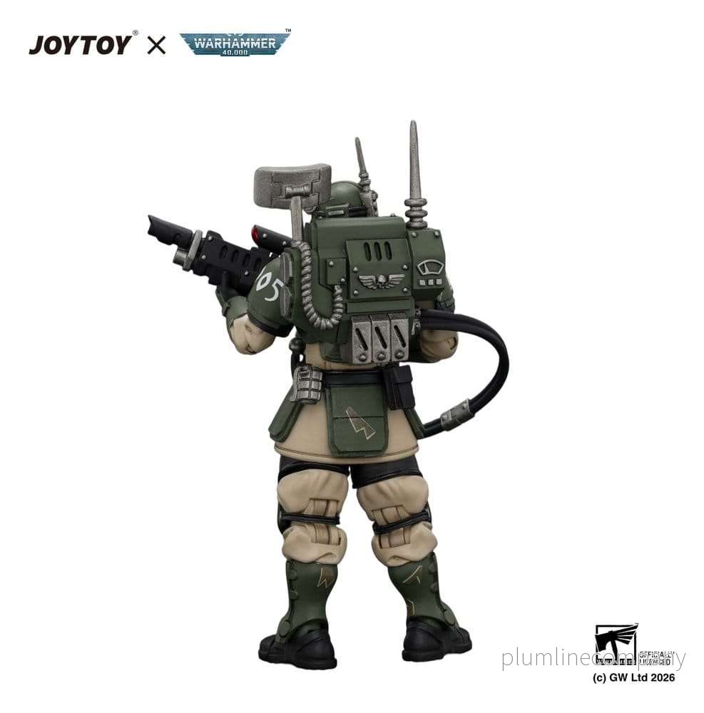 Warhammer Action Figure Astra Militarum Kasrkin 3 med Hot-shot Lasgun och Vox-caster - Bild 2