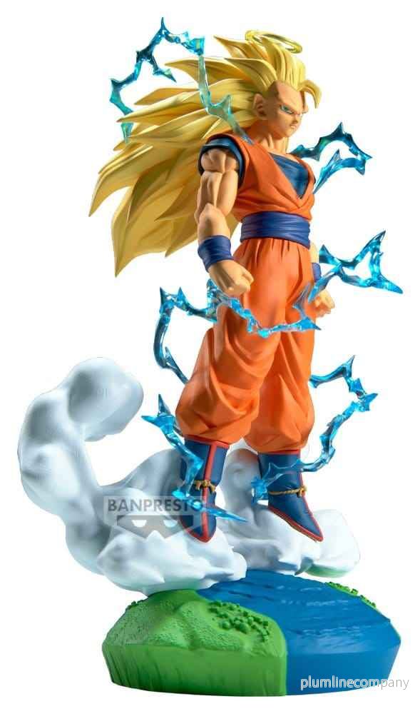 Dragon Ball Z Historiebox PVC-figur Super Saiyan 3 Son Goku 18 cm Dragon Ball Z Historiebox PVC-figur Super Saiyan 3 Son Goku 18 cm