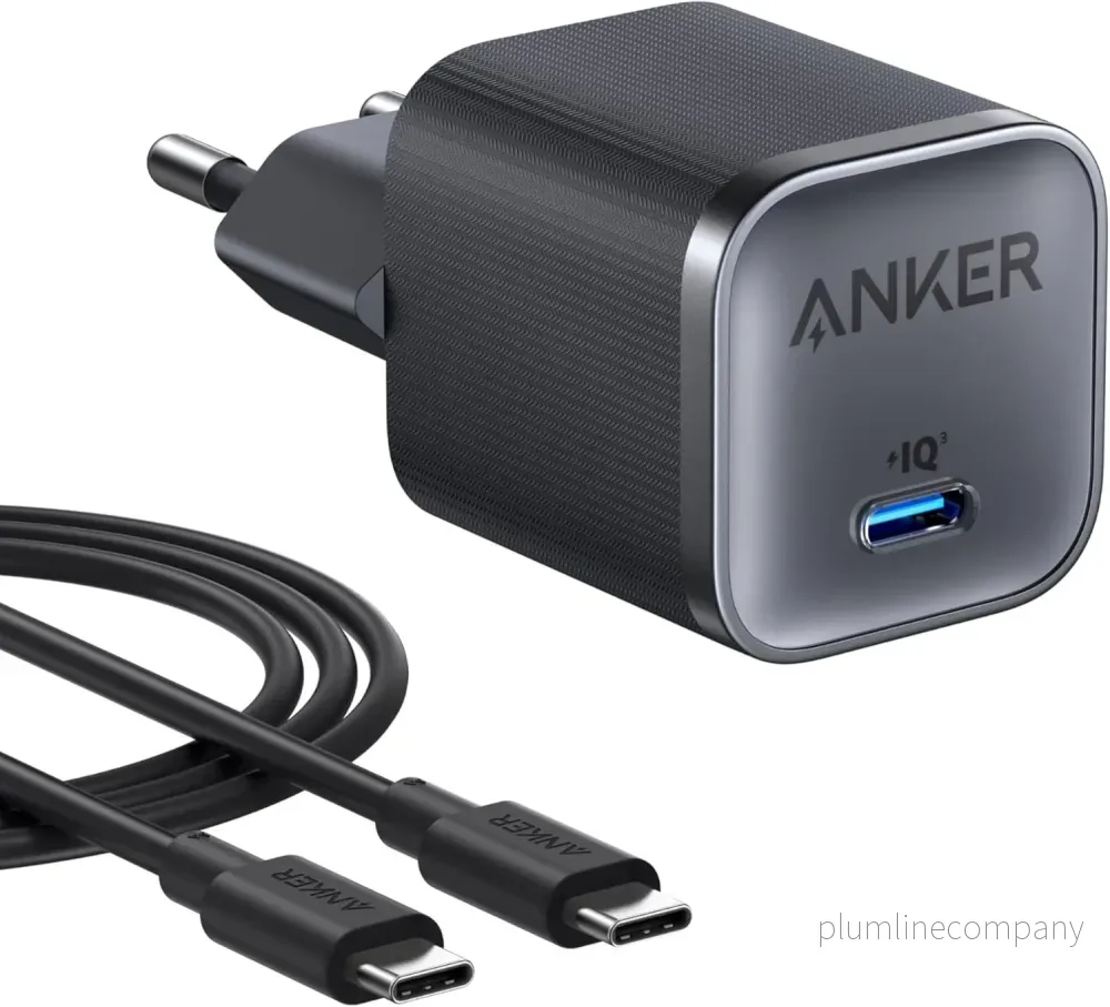Anker Nano 45W USB-C Snabbladdare för iPhone, MacBook, iPad, Samsung Galaxy inklusive 1,8 m kabel Anker Nano 45W USB-C Snabbladdare för iPhone, MacBook, iPad, Samsung Galaxy inklusive 1,8 m kabel