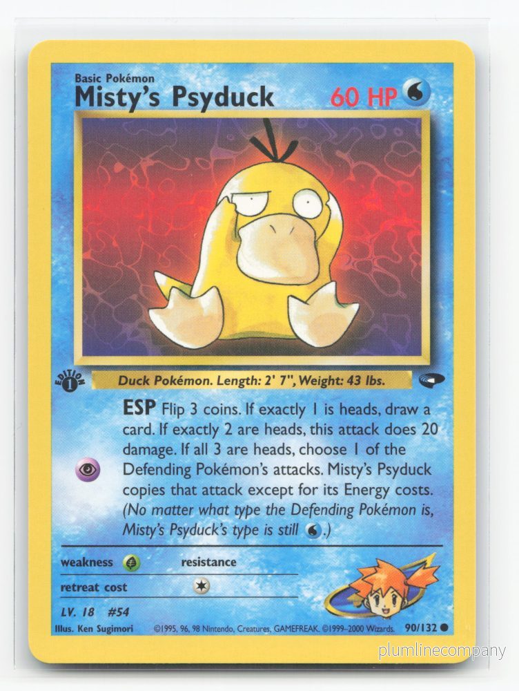 Misty’s Psyduck First Edition 90/132 – Gym Challenge