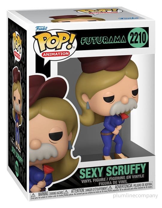 Futurama Pop! Animation Figur Sexy Scruffy 9 cm - Bild 3