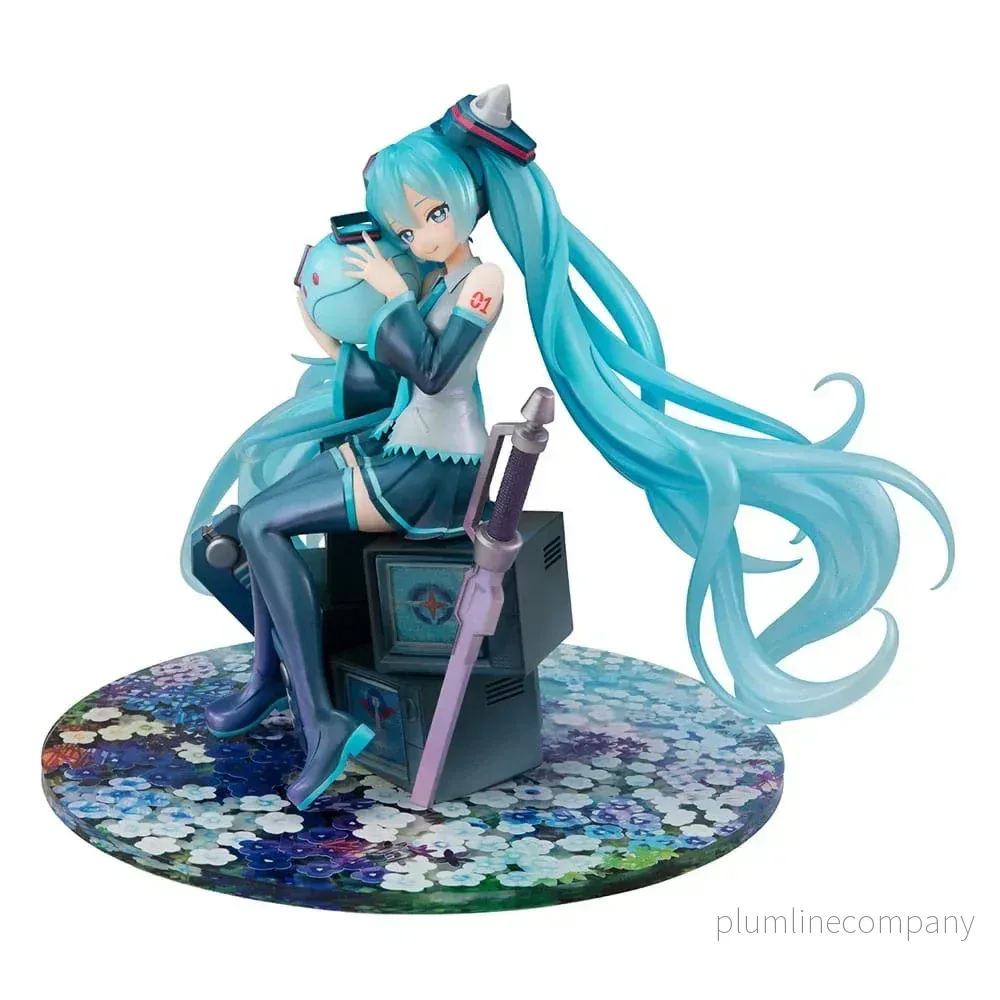 Mobile Suit Gundam x Hatsune Miku Lucrea PVC Figur – 45th Anniversary 17 cm