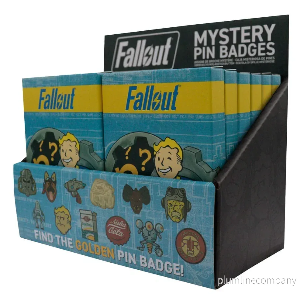 Fallout World Pin Emblem - Mystery Pin Display (12 st) - Bild 3