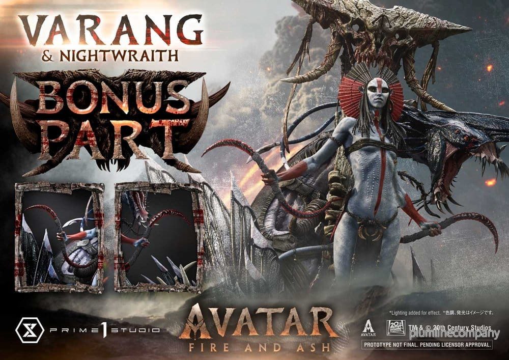 Avatar: Fire and Ash (film) Real Elite Masterline Series staty 1/4 Varang & Nightwraith Avatar Legacy Collection Bonus Version 96 cm - Bild 3