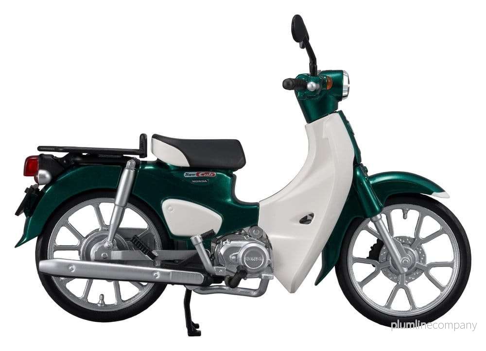 Honda Kaitanics Plastic Model Kit Super Cub 110 Tasmania Green Metallic - Bild 2