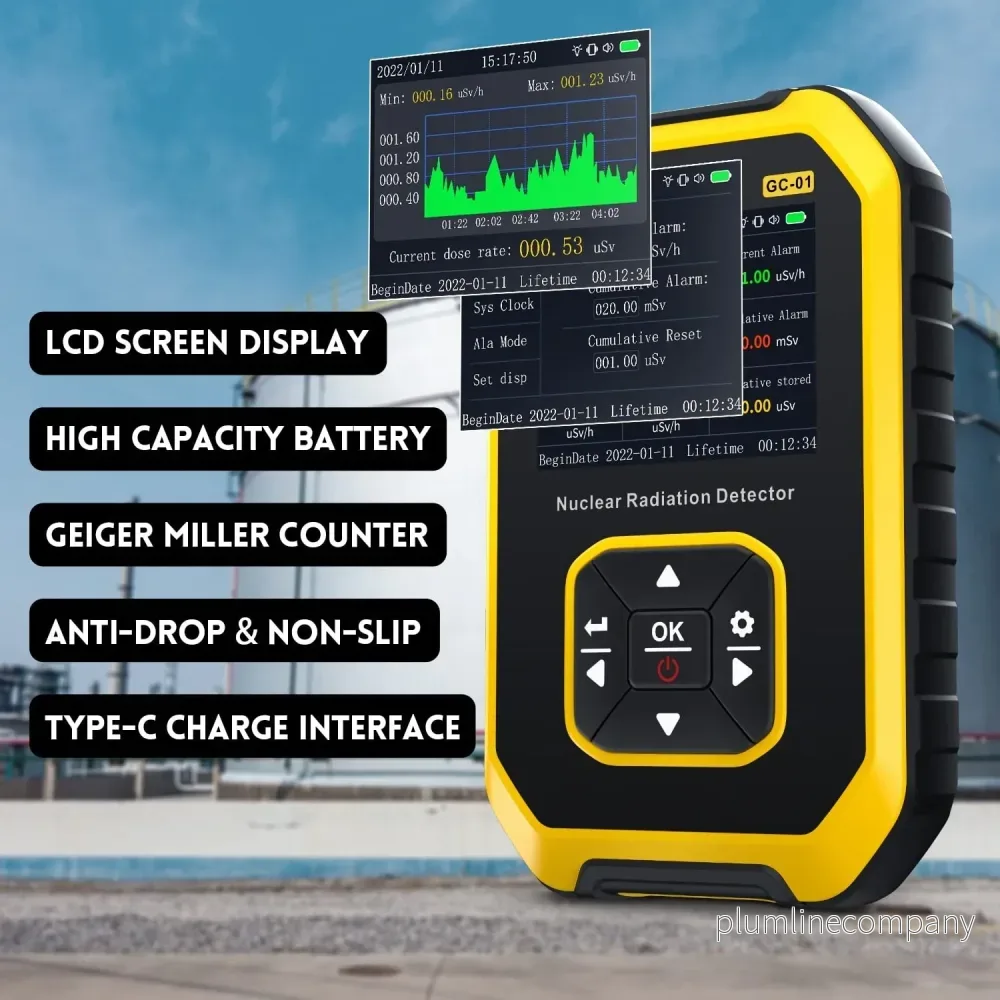 FNIRSI GC-01 Geigermätare - Dosimeter med LCD Display - Bild 3