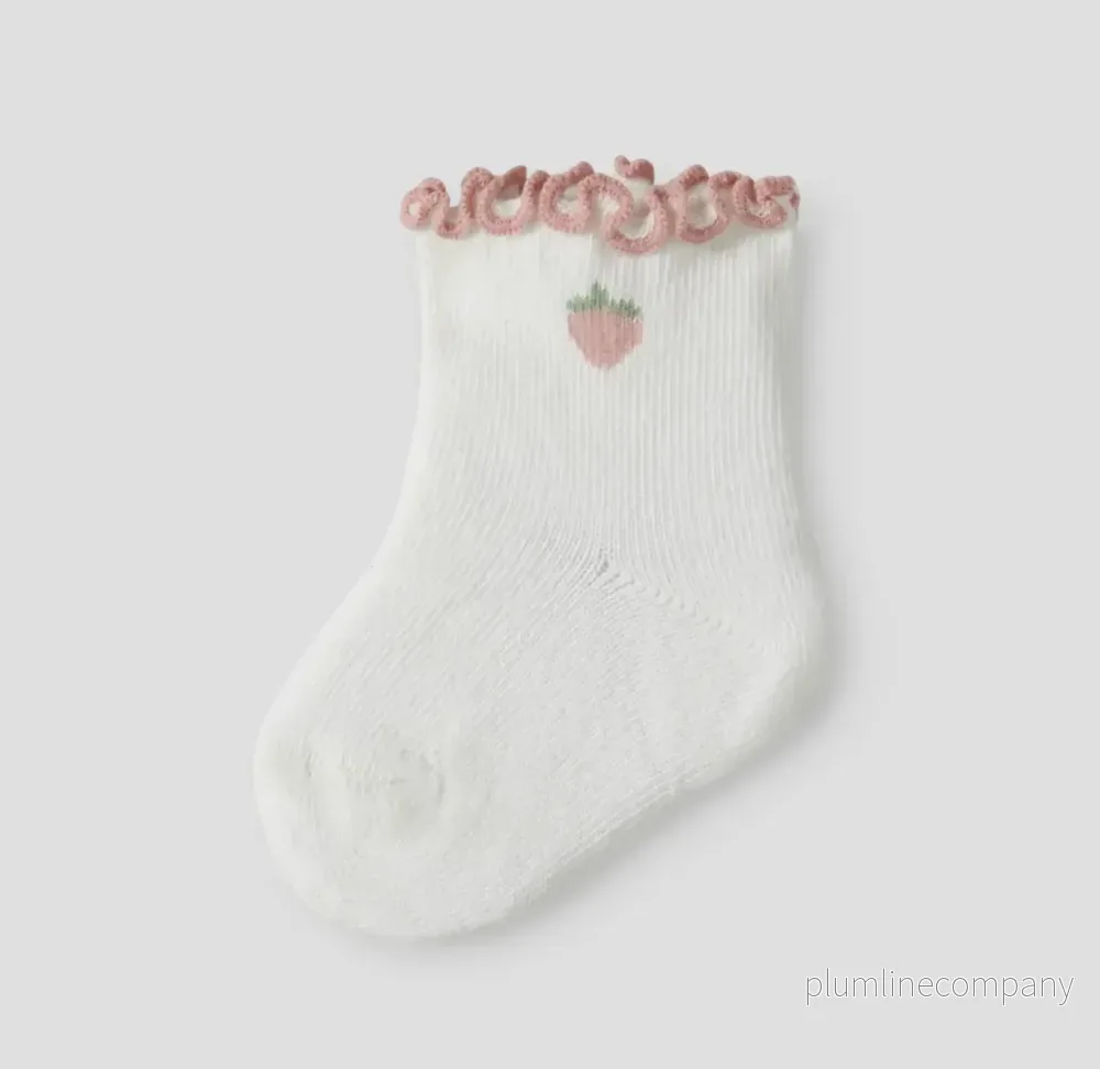 Strumpor baby - NBFFIDUCIA SOCK LIL - STRAWBERRY - Bild 2