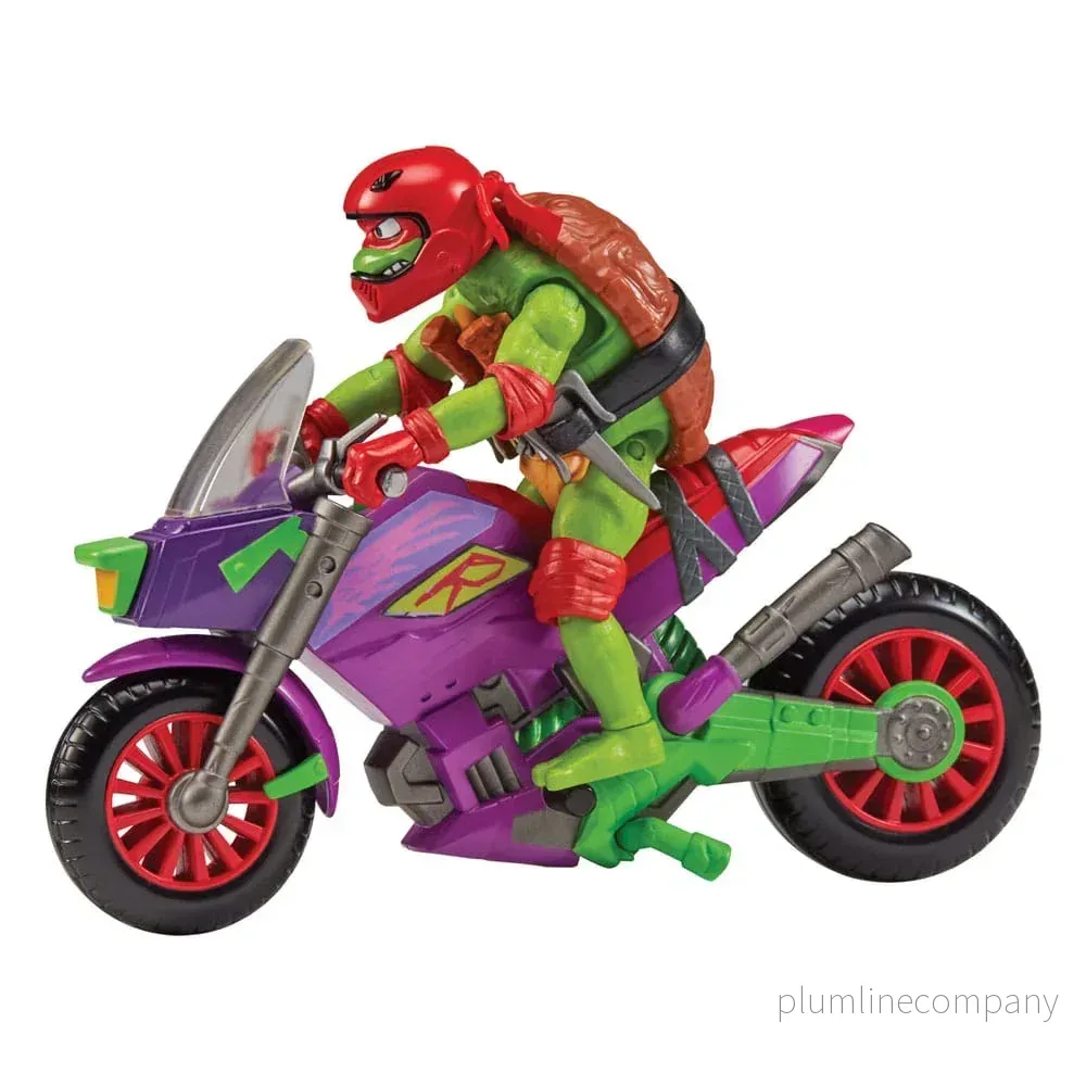 Tales of the Teenage Mutant Ninja Turtles Action Figure med Farkost – Raphael & Purple Dragon – 12 cm Tales of the Teenage Mutant Ninja Turtles Action Figure med Farkost – Raphael & Purple Dragon – 12 cm