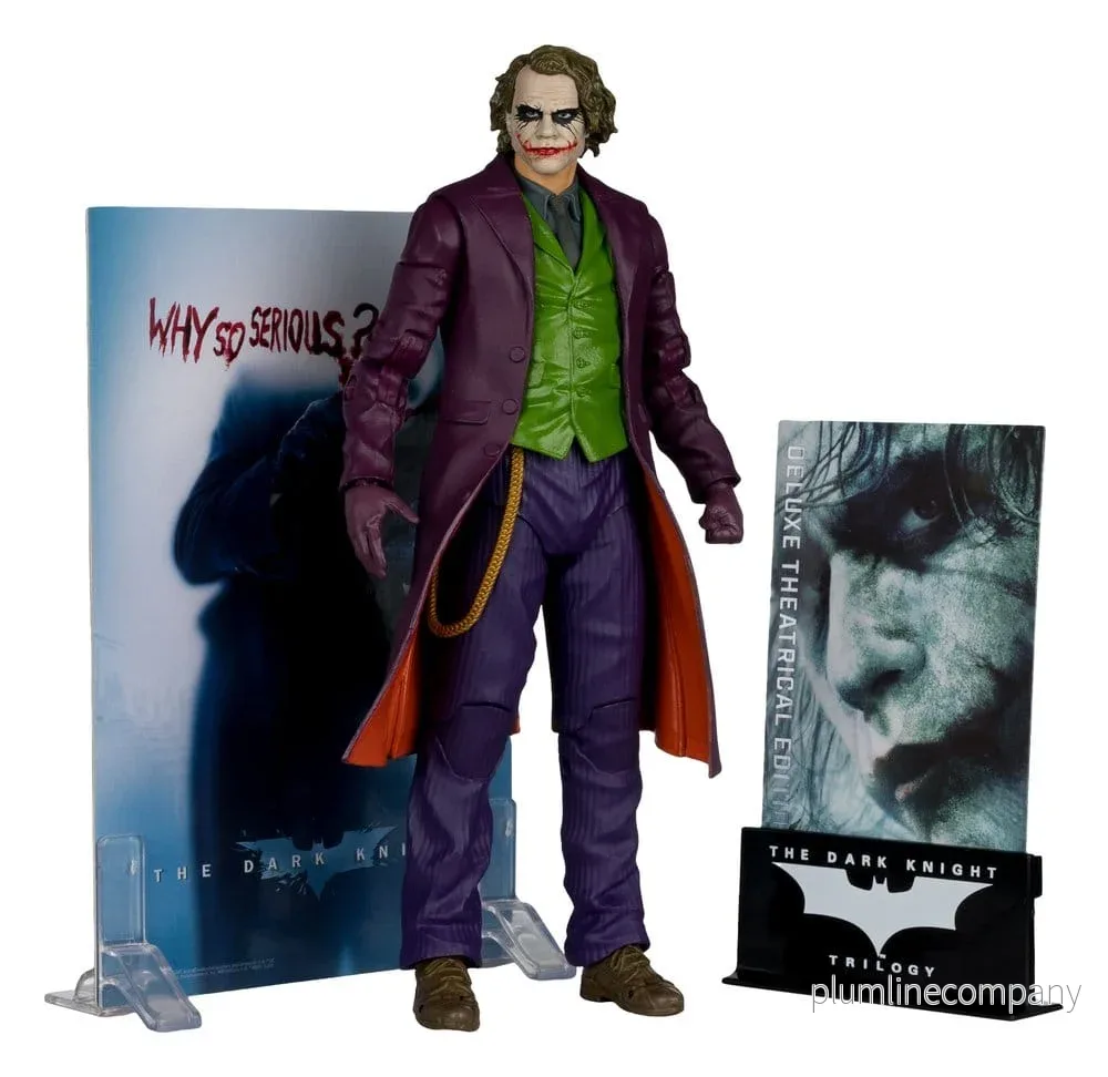 Den Mörka Riddaren DC Multiverse Deluxe Teaterutgåvan Actionfigur Joker 18 cm - Bild 3