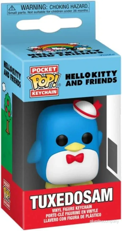 Sanrio POP! Vinyl Nyckelrings 4 cm Tuxedosam Display (12) - Bild 2