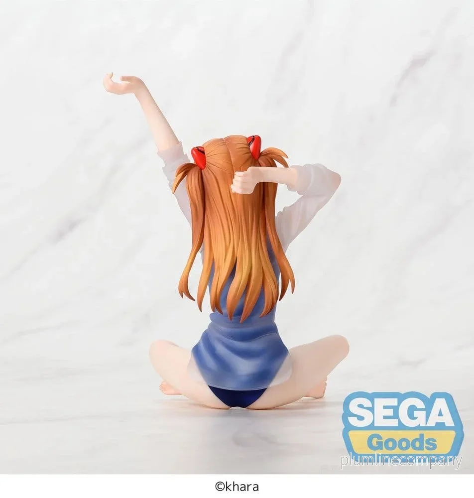 Rebuild of Evangelion Yumemirize PVC-figurin Asuka Shikinami Langley Skolbaddräktversion 16 cm - Bild 2