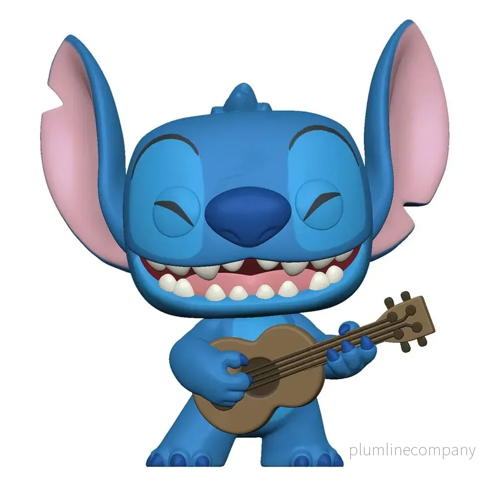 Lilo & Stitch POP! Vinylfigur Stitch med Ukulele - 9 cm - Bild 2