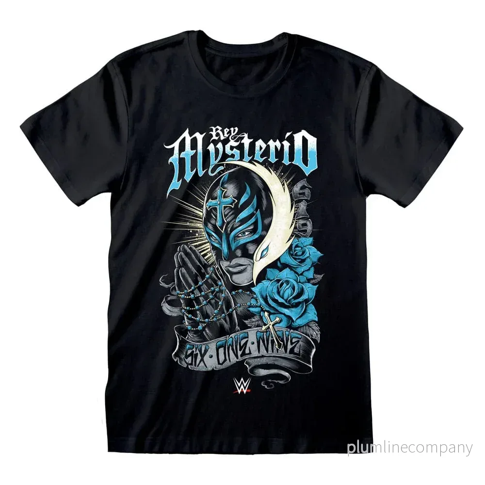 WWE T-Shirt Rey Mysterio – Officiell T-Shirt i Hög Kvalitet