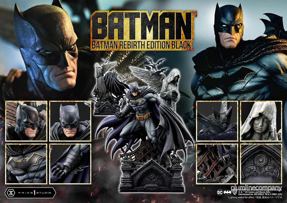 Batman Ultimate Premium Masterline Series Statue 1/4 Batman Rebirth Edition Black 71 cm - Bild 2