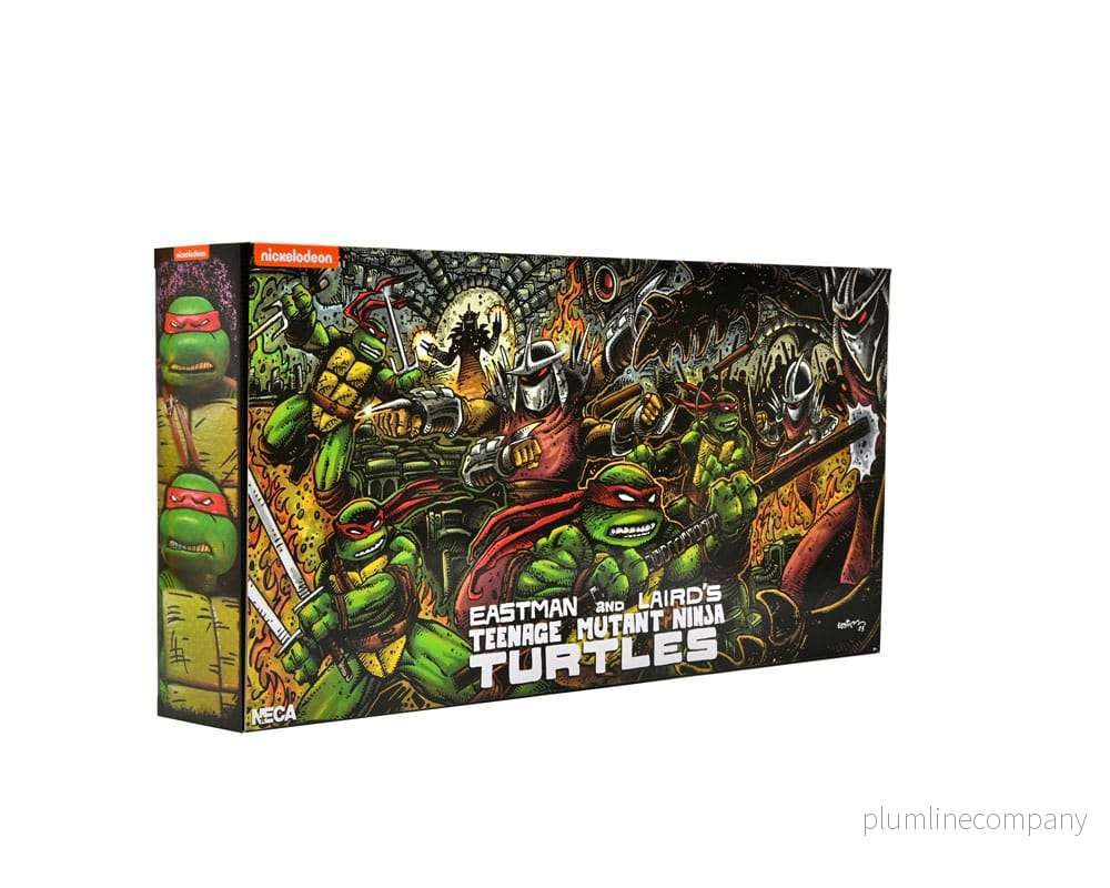 Teenage Mutant Ninja Turtles (Mirage Comics) 4-pack actionfigurer – Leonardo, Raphael, Michelangelo och Donatello, 18 cm - Bild 3