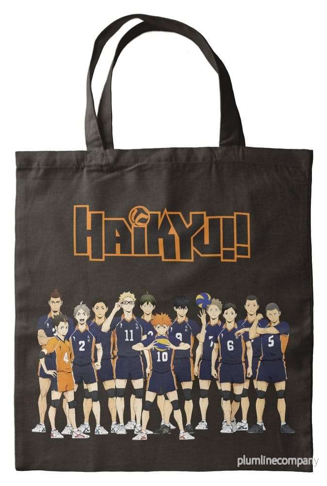Haikyu svart tygkasse 40 x 35 cm Haikyu svart tygkasse 40 x 35 cm