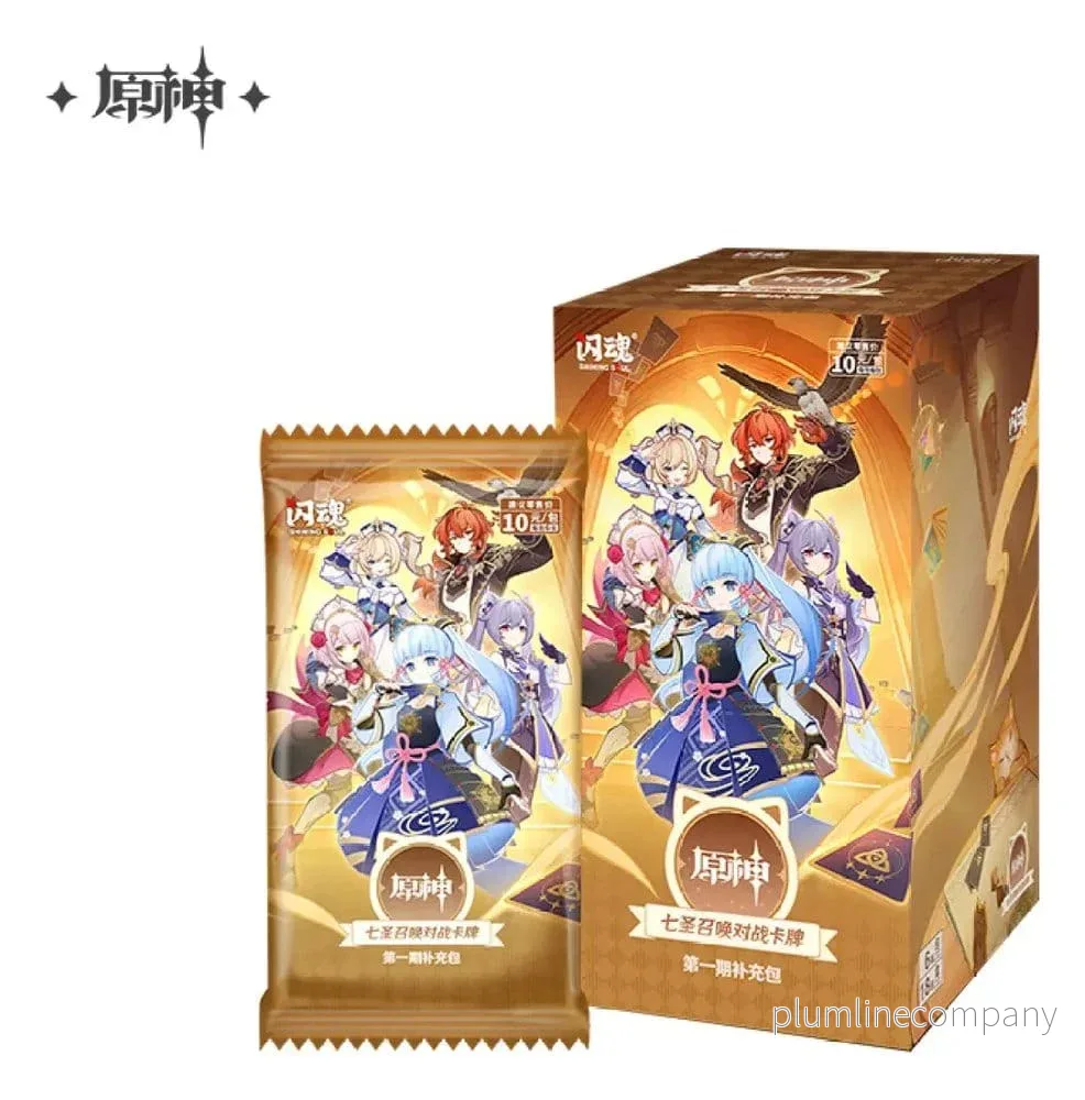 Genshin Impact Trading Card Game Series 1 Blind Box Display (18) *Kinesisk version* Genshin Impact Trading Card Game Series 1 Blind Box Display (18) *Kinesisk version*