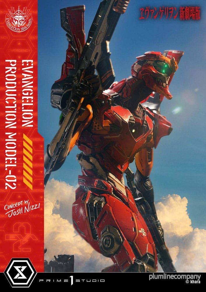 Rebuild of Evangelion Ultimate Diorama Masterline Series staty Evangelion Production Model-02 (Concept By Josh Nizzi) 73 cm - Bild 3