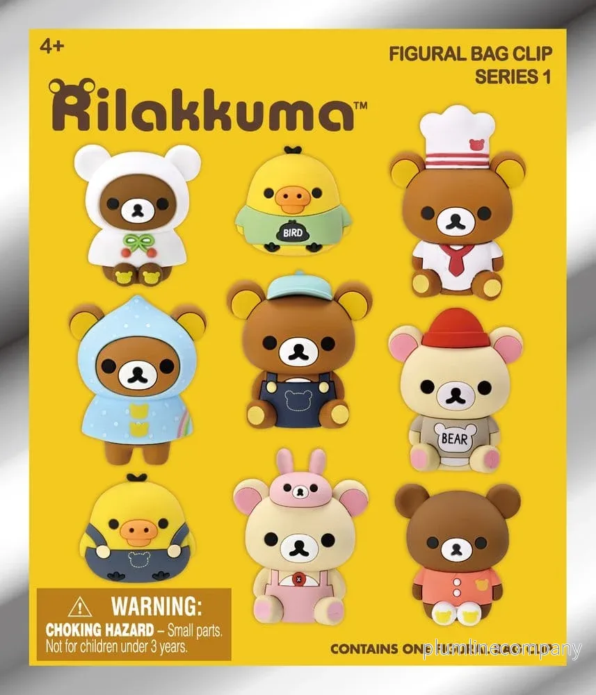 Rilakkuma 3D PVC-påsklämma Serie 1 Blindbags Display (24) - Bild 2