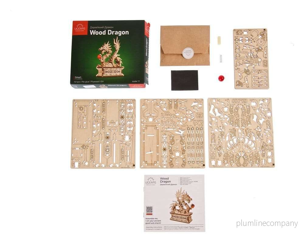Ugears 3D-träpussel Wood Dragon - Bild 2