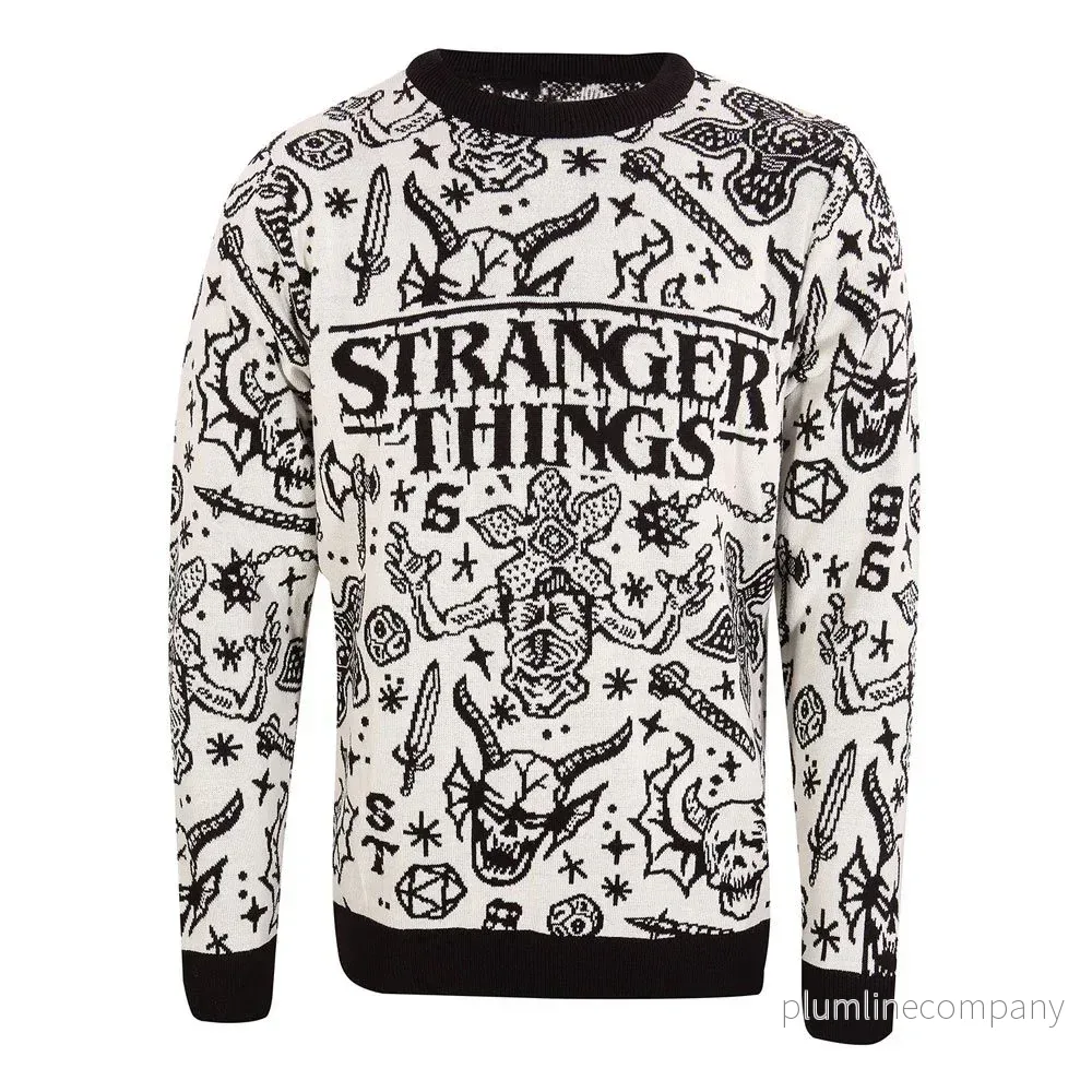 Stranger Things Sweatshirt Christmas Jumper Collage Stranger Things Sweatshirt Christmas Jumper Collage