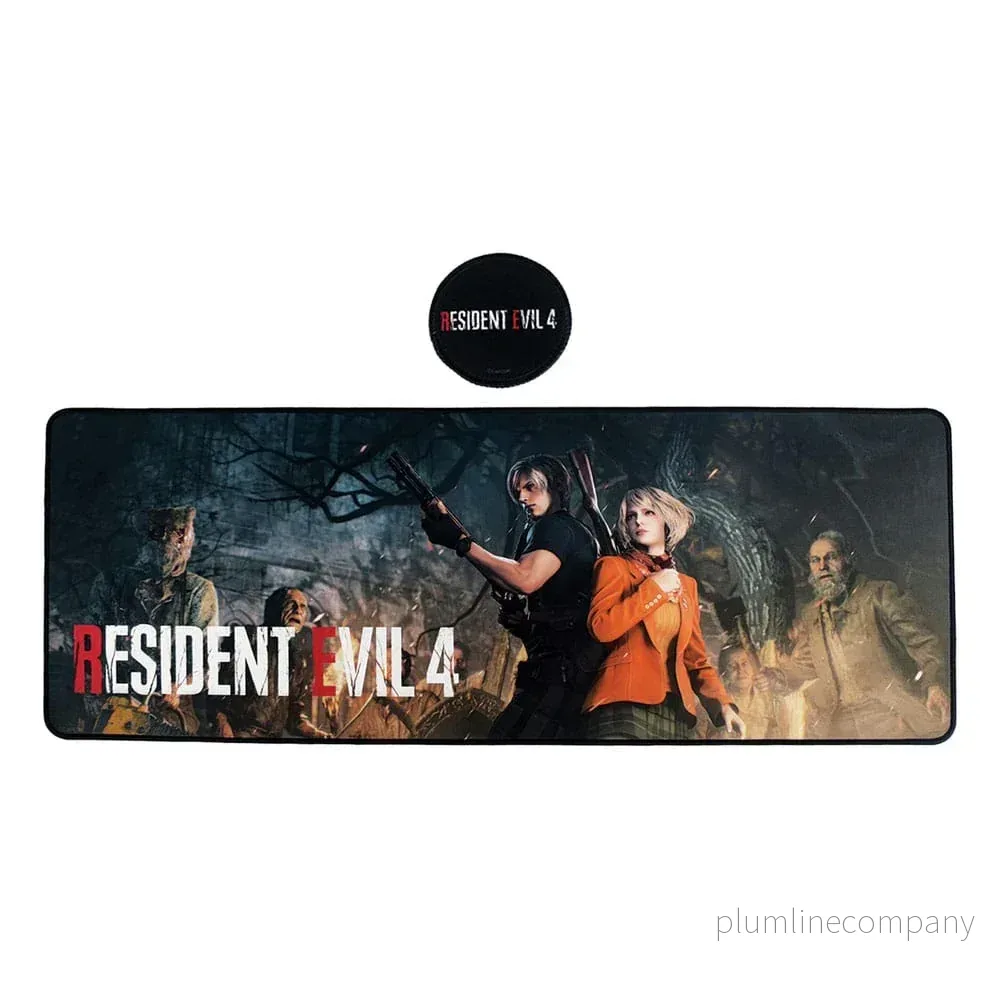 Resident Evil 4 Skrivbordsunderlägg & Glasunderlägg Set