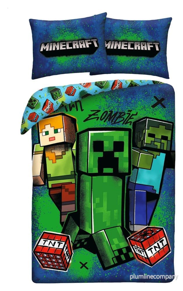 Minecraft Påslakanset Version 10 140 x 200 cm / 70 x 90 cm - Bild 2