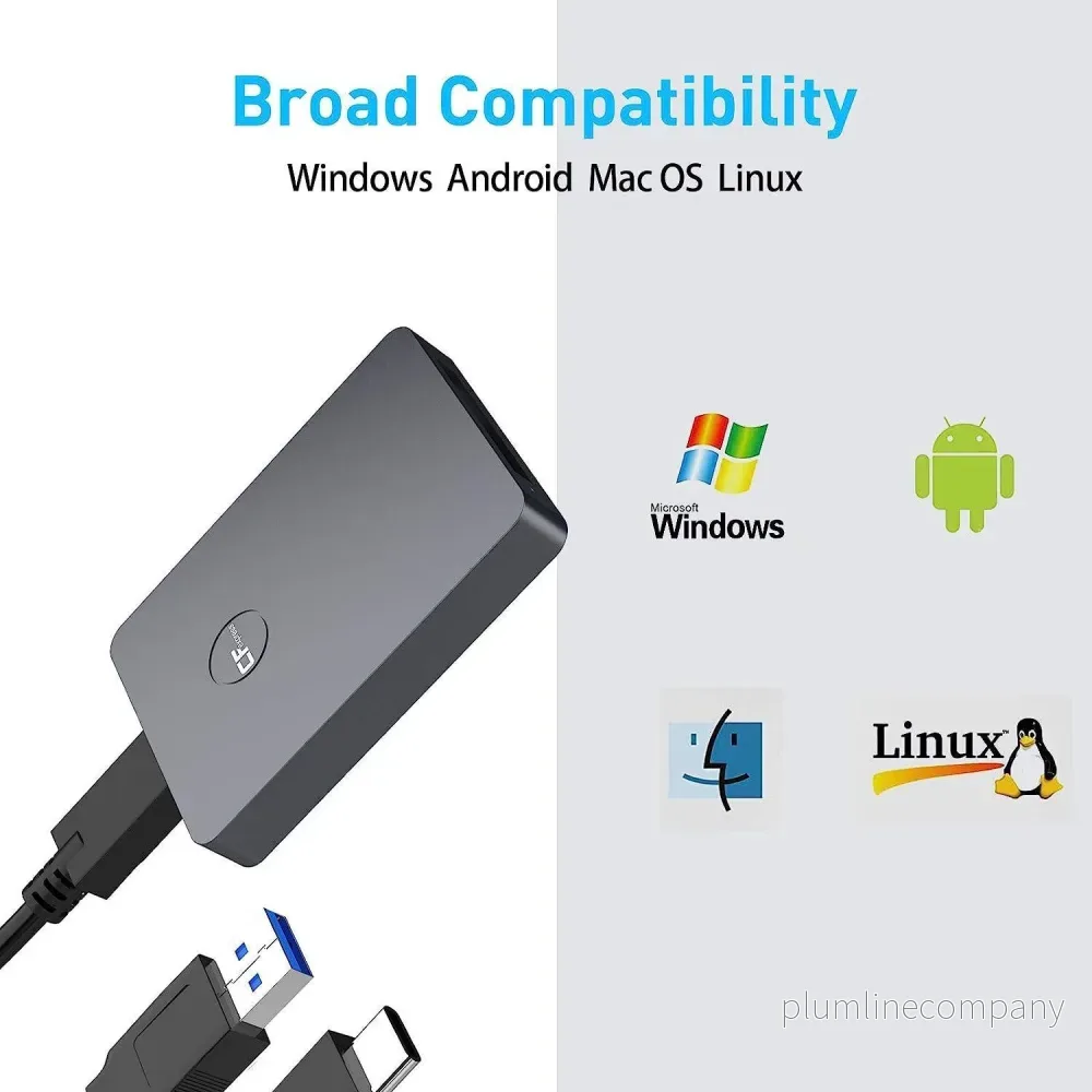 NÖRDIC USB-A&USB-C 3.2 10Gbps Kortläsare CFexpress B - Bild 3