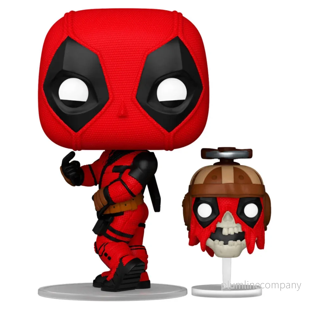Funko POP Marvel Deadpool & Wolverine med Headpool Funko POP Marvel Deadpool & Wolverine med Headpool