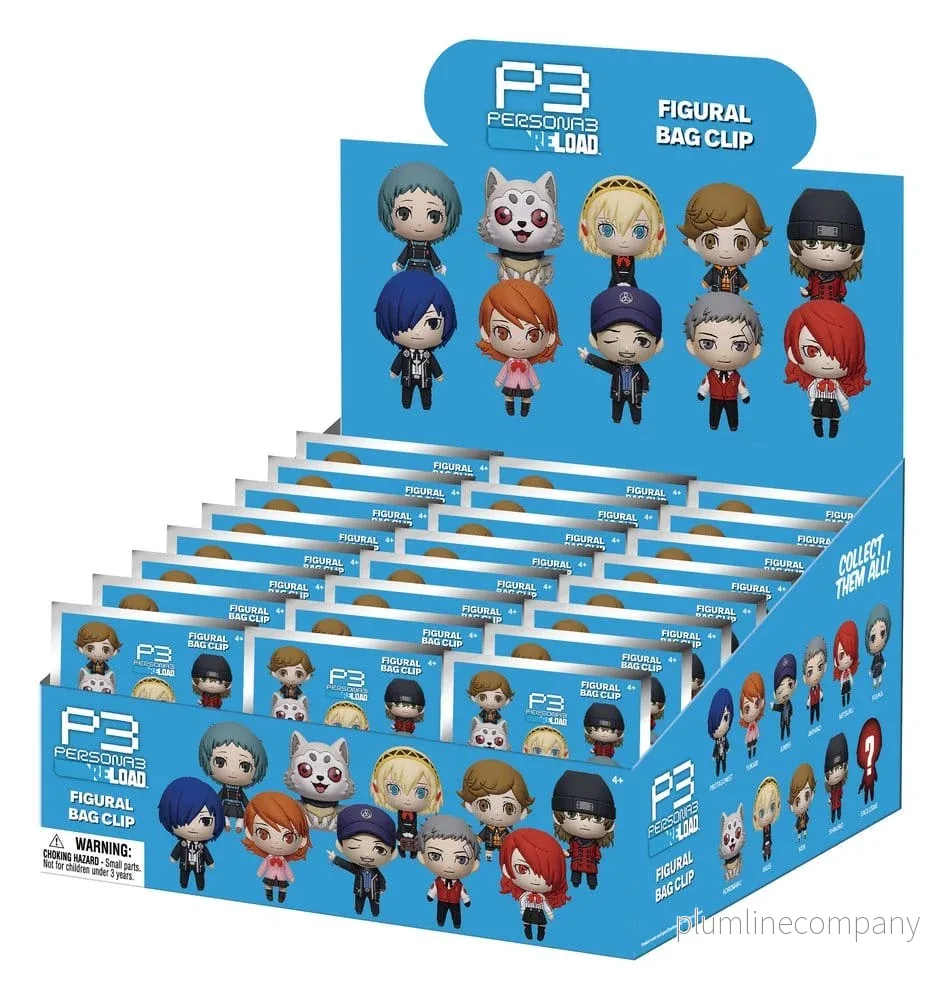 Persona 3 3D Foam Bag Clip Series 1 Display (24) Persona 3 3D Foam Bag Clip Series 1 Display (24)