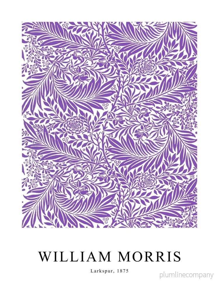Larkspur Violet Reverie Poster Larkspur Violet Reverie Poster