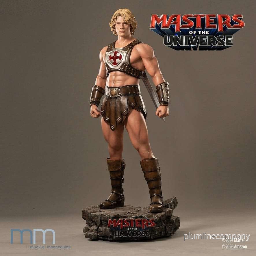 Masters of the Universe Figur i naturlig storlek He-Man 207 cm Masters of the Universe Figur i naturlig storlek He-Man 207 cm