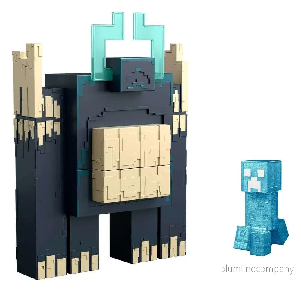 Minecraft Dungeons II Actionfigur med ljus och ljud – Twisted Warden Minecraft Dungeons II Actionfigur med ljus och ljud – Twisted Warden