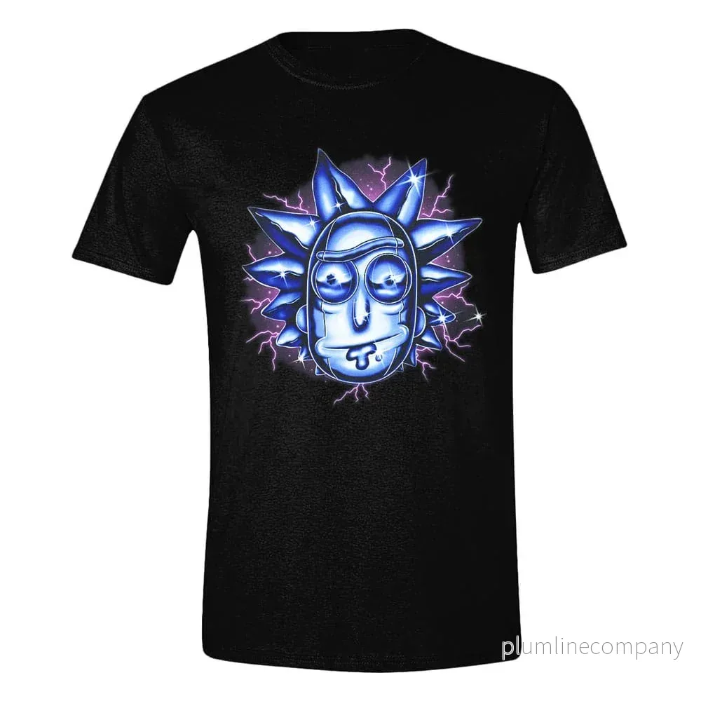 Rick & Morty T-Shirt Chrome Rick Size S Rick & Morty T-Shirt Chrome Rick Size S