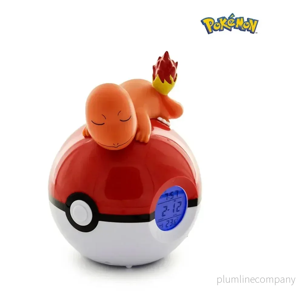 Pokemon Väckarklocka Pokeball med Ljus Charmander 18 cm