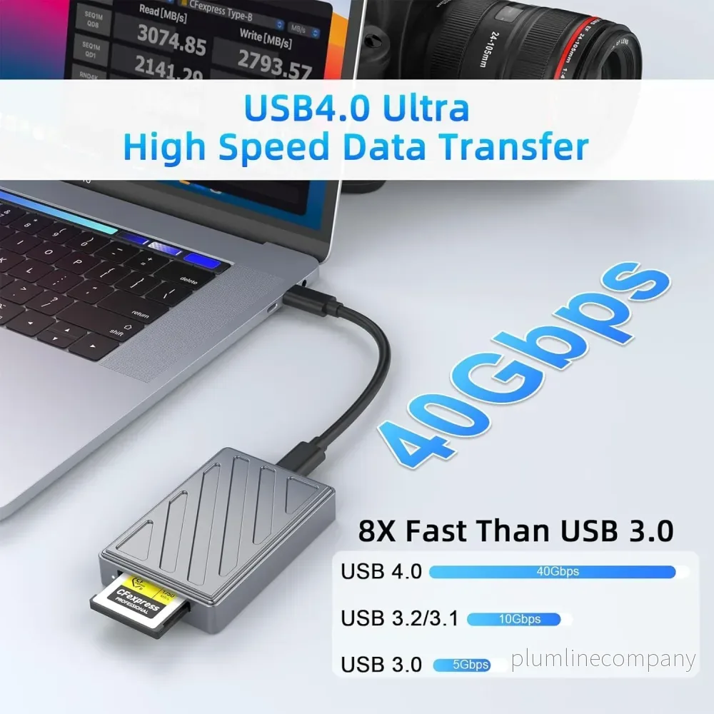 NÖRDIC USB-C, USB4.0 Kortläsare CFexpress Type B - Bild 2