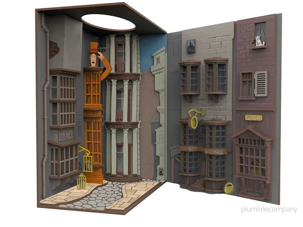 Harry Potter Tiny Adventures Bok Nook Mini Diorama Diagon Alley 23 cm - Bild 3
