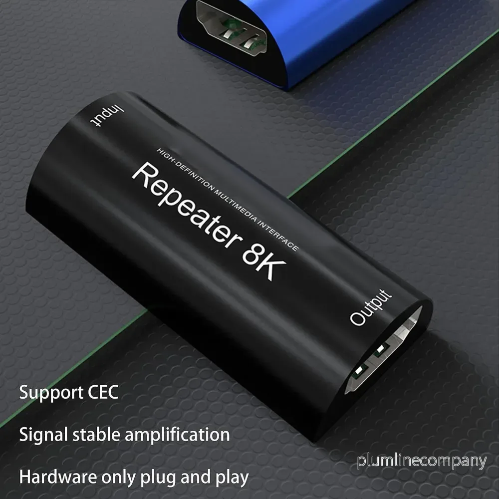 NÖRDIC HDMI förlängare 8K60Hz signalförstärkare upp till 25m HDMI Signal Booster - Bild 2