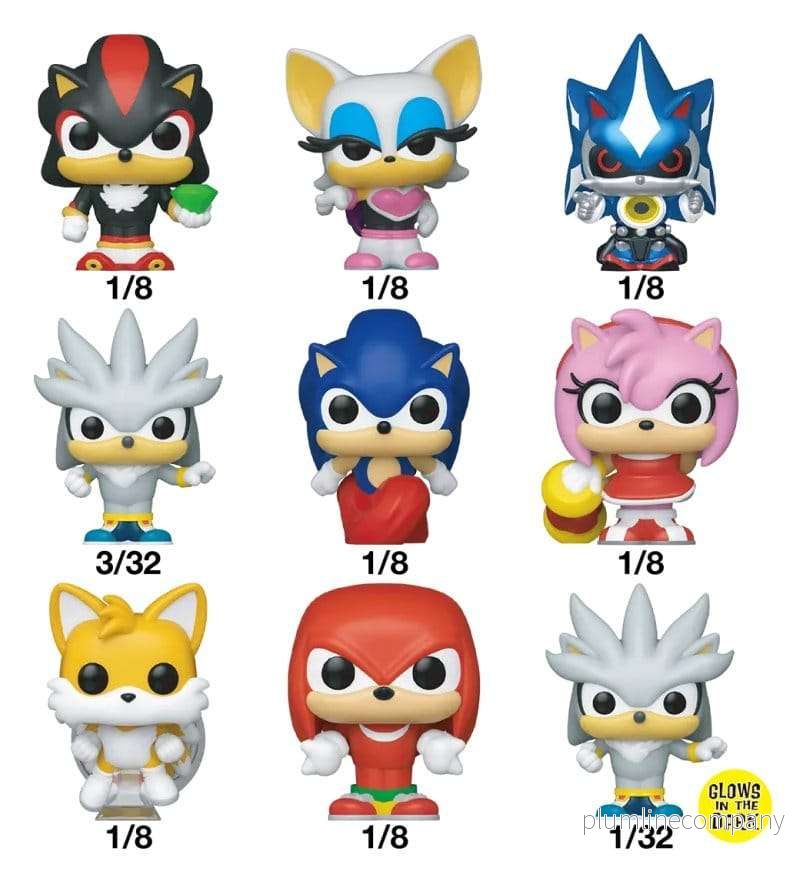 Sonic the Hedgehog Bitty POP! Vinyl Figures 2 cm Display (32) - Bild 2