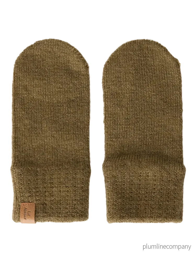 Ullvantar baby ONE SIZE – Kangaroo – NBNNANSON KNIT MITTENS LIL