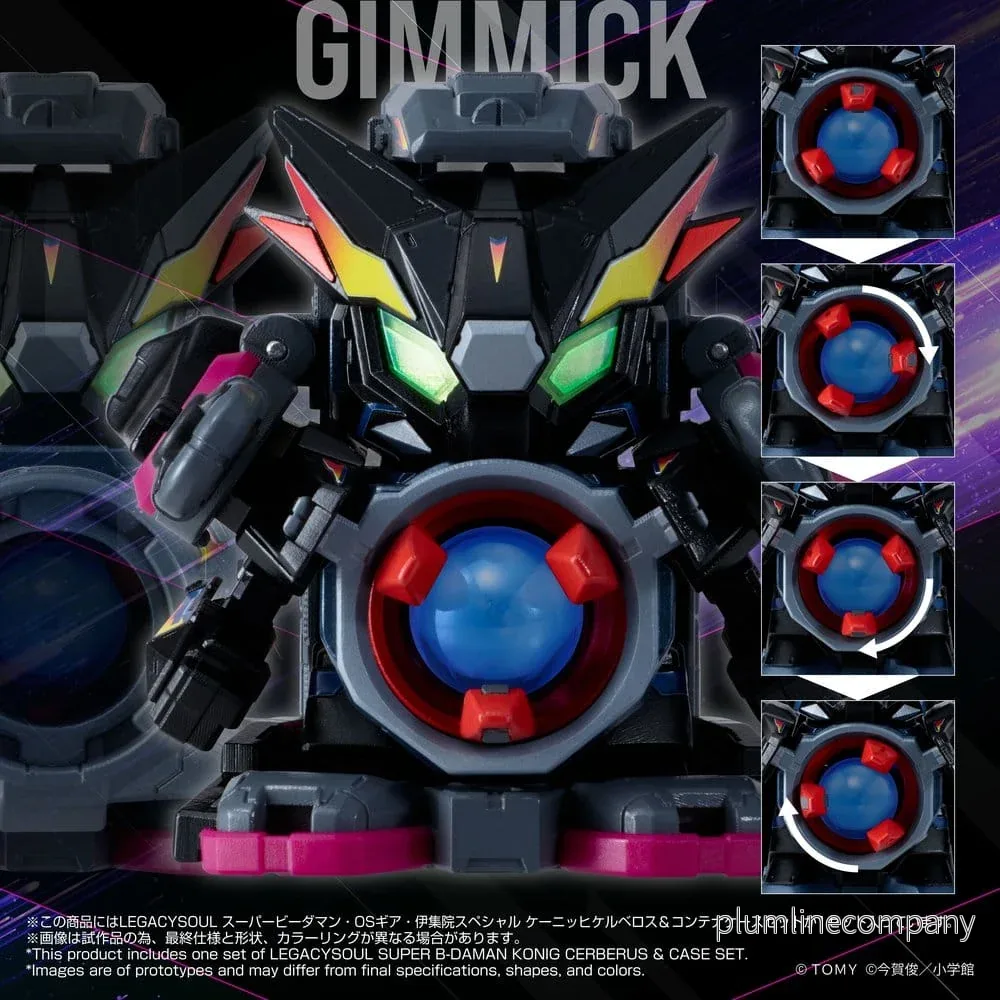 Legacysoul Super B-Daman actionfigur Konig Cerberus med fodralset - Bild 3