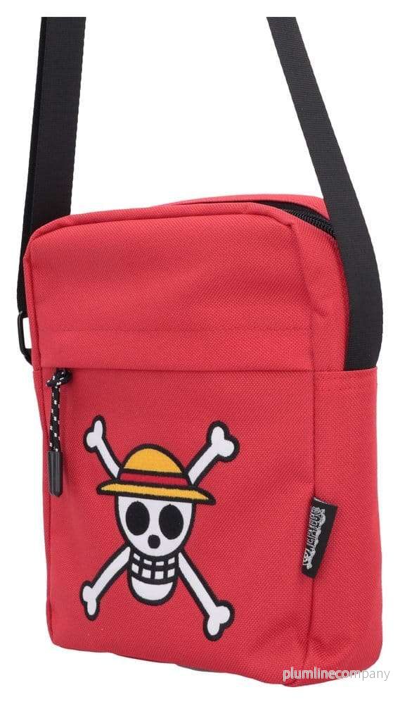 One Piece Crossbody Bag Luffy Jolly Roger (Red) 23 cm - Bild 2