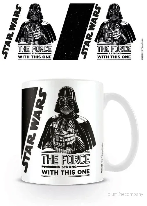 Star Wars Mug The Force Is Strong – Högkvalitativ Keramikkopp Star Wars Mug The Force Is Strong – Högkvalitativ Keramikkopp