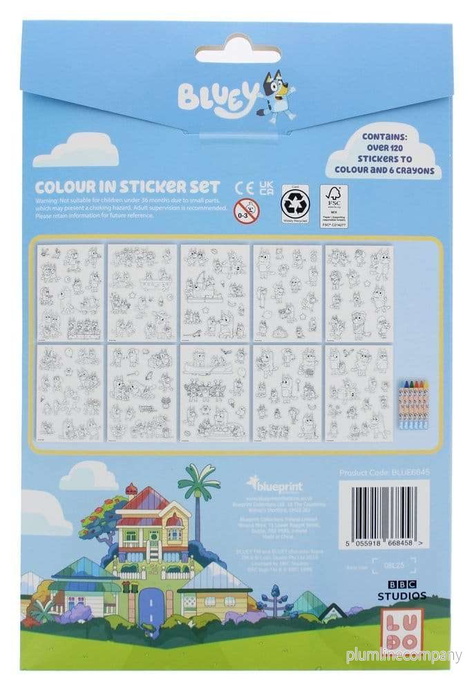 Bluey sticker- och målarset - Bild 3