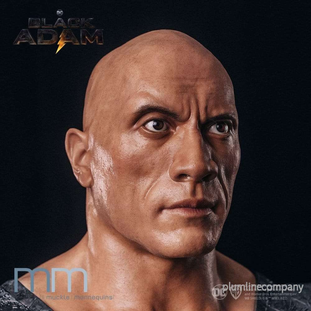 Black Adam silikonhuvud i naturlig storlek - Bild 3
