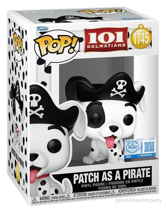 Ett hundra och en dalmatiner POP! Disney Figur Patch (Piraterkostym) 9 cm - Bild 3