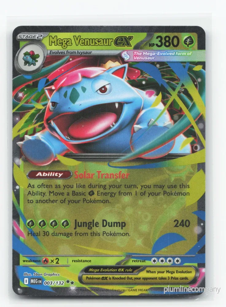 Mega Venusaur ex 003/132 – Mega Evolution Mega Venusaur ex 003/132 – Mega Evolution